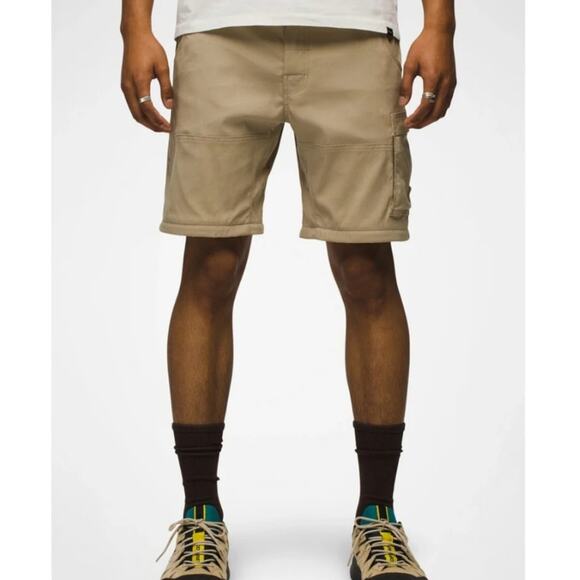 NEW Prana Stretch Zion Durable Convertible Men's Tan Cargo Pants Sandbar Tan - Picture 4 of 14